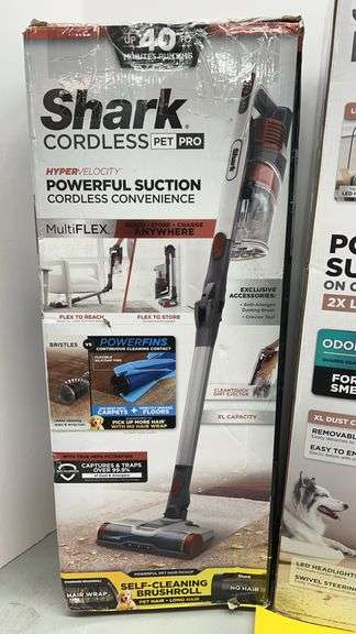 AS IS - (2) SHARK VACUUMS IN BOXES