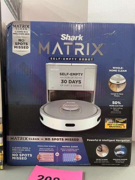 AS IS - 2PC SHARK VACCUM LOT - SEE PHOTOS