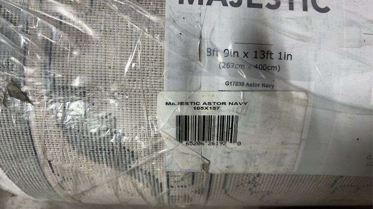 GERTMENIAN MAJESTIC 9FTx13FT AREA RUG - ASTOR NAVY