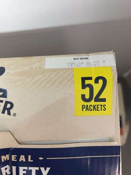 (3) BOXES OF QUAKER INSTANT OATMEAL