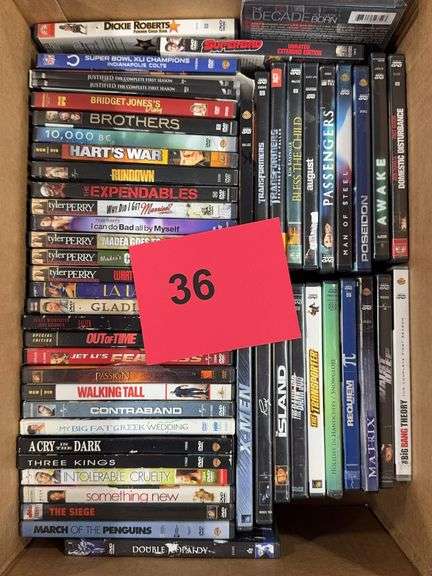 APPROX 50 ASSORTED DVDS