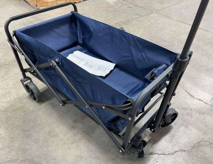 FOLDING CAMPING WAGON - BLUE