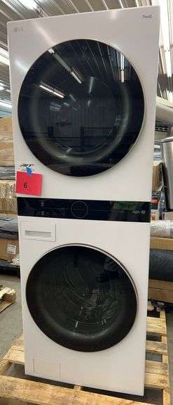 PRE-OWNED LG WASHTOWER 4.5CU FT WASHER & 7.4CU FT ELECTRIC DRYER