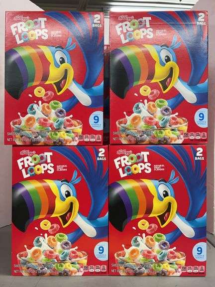 (4) BOXES OF FROOT LOOPS