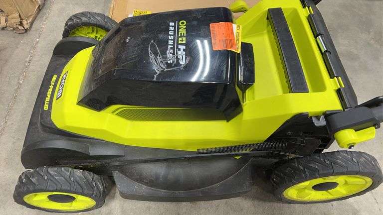 AS IS - RYOBI 18V 20" CORDLESS LAWN MOWER (NO BATTERY)
