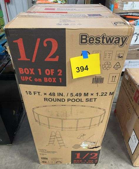 BESTWAY 18FT x 48" POOL SET IN BOXES