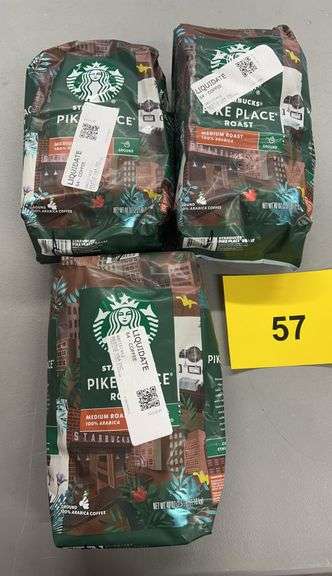 (3) BAGS OF STARBUCKS COFFEE