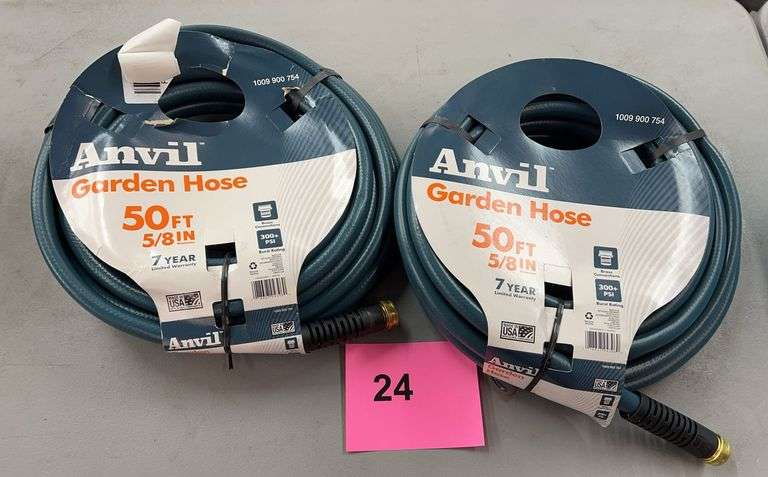 (2) ANVIL 50FT GARDEN HOSES