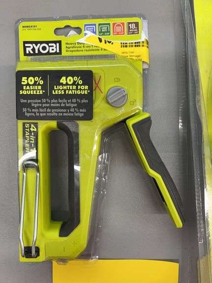 RYOBI STAPLER & POWER CLEANER WAND