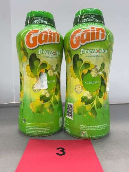 (2) BOTTLES OF GAIN SCENT BEADS