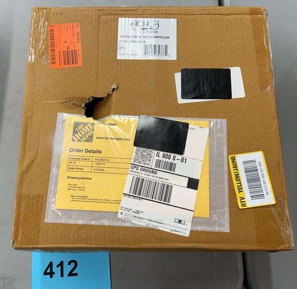 ACHLA LOLLY BIRD BATH IN BOX - YELLOW