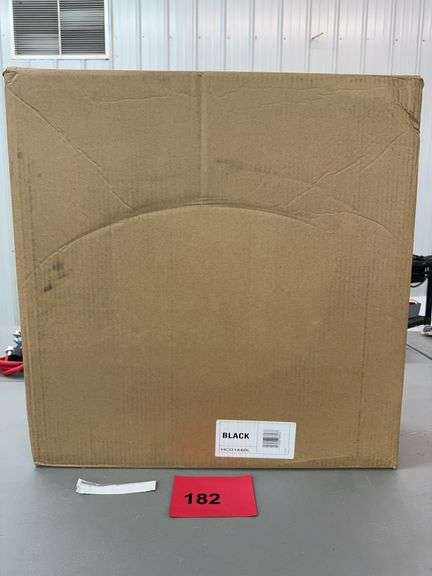 144SQ IN NFA GALVANIZED STEEL STATIC DOME ROOF VENT IN BOX - BLACK