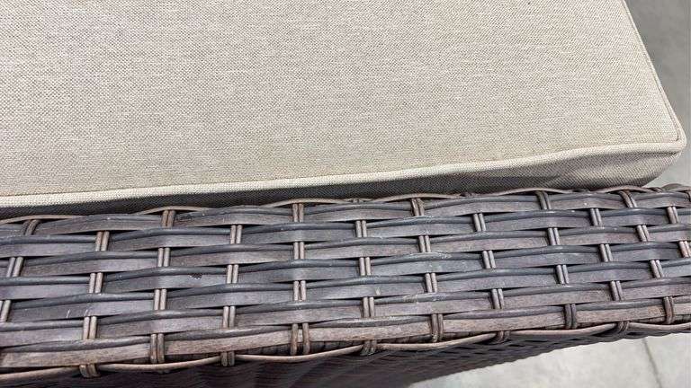 ALL WEATHER PATIO LOVESEAT - BROWN