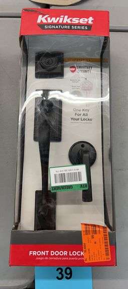 KWIKSET FRONT DOOR LOCK SET IN BOX