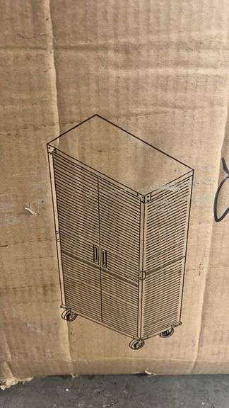 SEVILLE CLASSICS STORAGE CABINET IN BOX