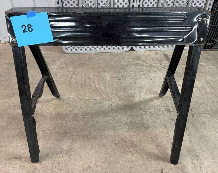 AS IS - METAL SAWHORSE