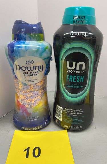 (2) BOTTLES OF DOWNY SCENT BEADS