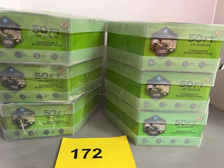 (6) HYDROTECH 50FT EXPANDABLE HOSES