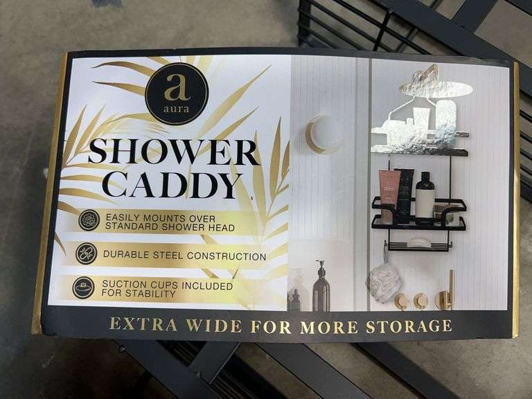 AURA SHOWER CADDY - BLACK