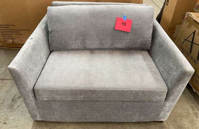 SINCLAIR SLEEPER ACCENT CHAIR - GREY