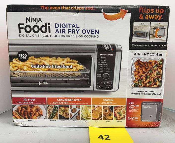 NINJA FOODI DIGITAL AIR FRY OVEN IN BOX