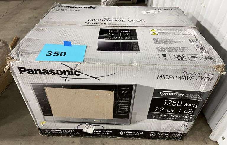 PANASONIC 2.2CU FT MICROWAVE OVEN IN BOX