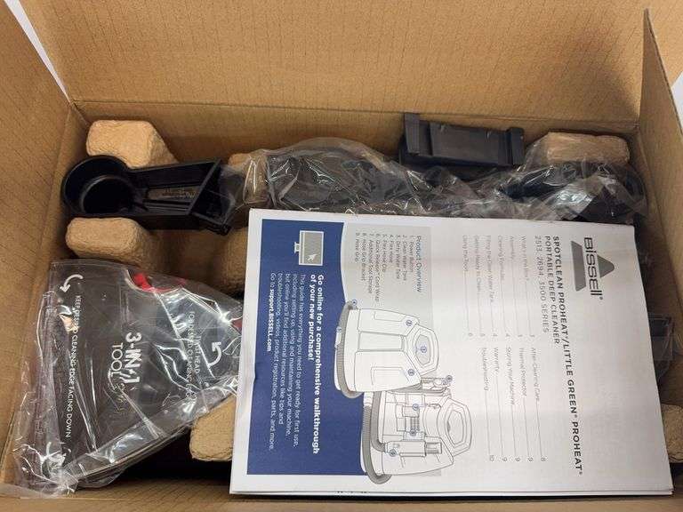 BISSELL LITTLE GREEN PREMIER PET CLEANER IN BOX