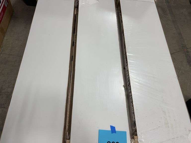 (6) 12"x 40" SHELVES - WHITE