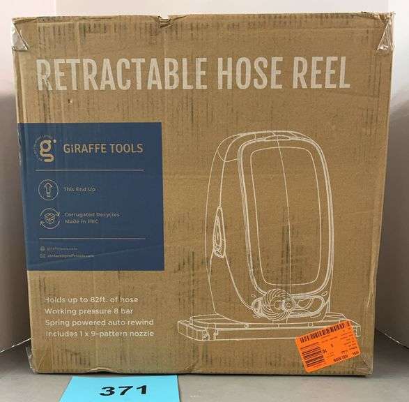 GIRAFFE TOOLS RETRACTABLE HOSE REEL IN BOX