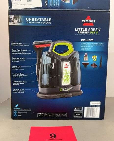 BISSELL LITTLE GREEN PREMIER PET CLEANER IN BOX