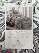 LEVTEX HOME KING TAMSIN QUILT SET