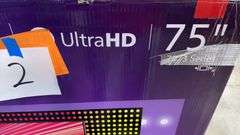 PHILIPS 75" QLED ROKU TV IN BOX