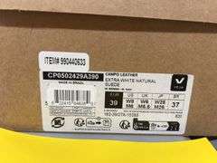 WOMENS VEJA CAMPO LEATHER SHOES - SIZE 8