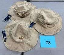 (3) MISSION COOLING HATS - BEIGE