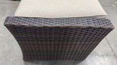 ALL WEATHER PATIO LOVESEAT - BROWN