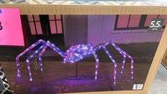 PRE LIT PRISMATIC SPIDER IN BOX