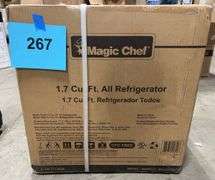 MAGIC CHEF 1.7CU FT ALL REFRIGERATOR IN BOX