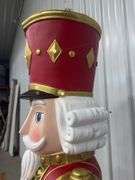 NEW 6FT PRE-LIT GRAND NUTCRACKER WITH MUSIC BOX