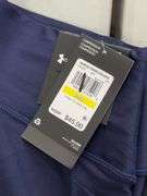 (2) PAIRS OF WOMENS UNDER ARMOUR TECH HI ANKLE LEGGINS SIZE MEDIUM - BLACK & BLUE