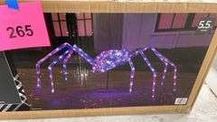 PRE LIT PRISMATIC SPIDER IN BOX