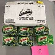 (14) PACKS OF LIBMAN SCRUB SPONGES