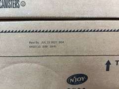 (4) BOXES OF NJOY PURE SUGAR