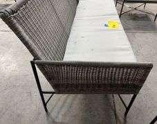 AS IS - 3PC ALL WEATHER PATIO SET - GREY & WHITE