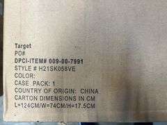 THRESHOLD WICKER & METAL PATIO LOVESEAT IN BOX