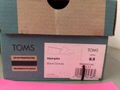 WOMENS TOMS ALPARGATA SHOES - SIZE 8.5