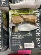 (8) HAMPTON BAY UNIVERSAL PATIO COVERS IN BOXES