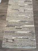 8FT RUNNER RUG - BEIGE/GREY