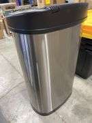 NINESTARS 2PC STAINLESS AUTOMATIC TRASHCAN SET