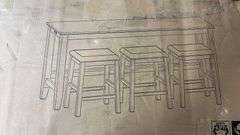 LOWERLL 4PC SOFA TABLE IN BOX - NATURAL