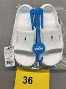 WOMENS HOKA U ORA RECOVERY SLIDES - SIZE 8